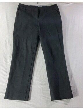 Bodén Pants Slim Fit Trousers Women's US 8 R Black 26" Long Business Casual
